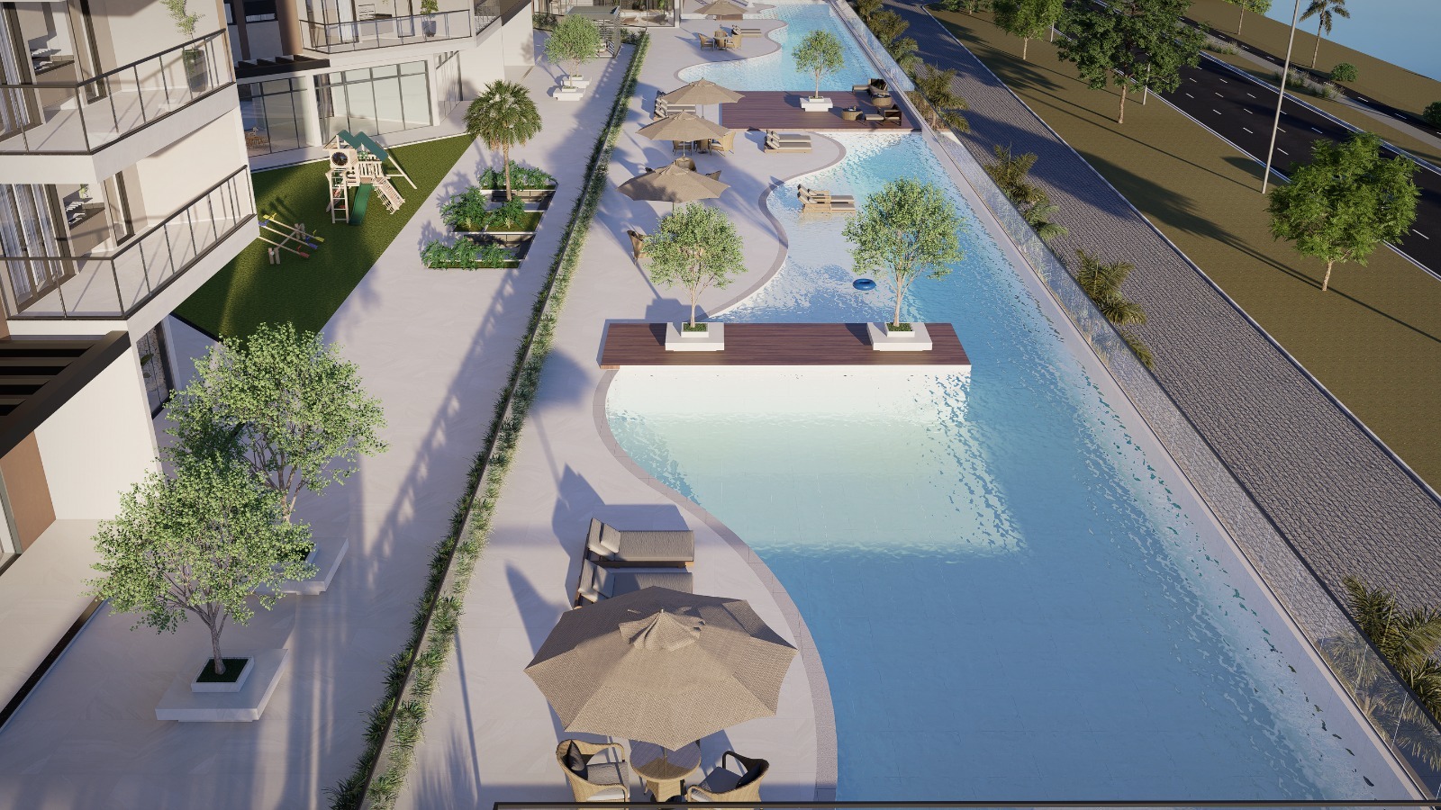 Piscina com Deck